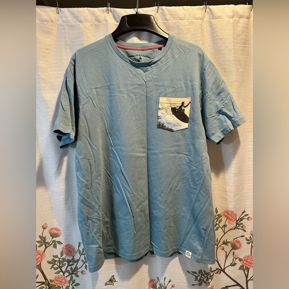 Free Planet Ocean Blue Graphic Tee